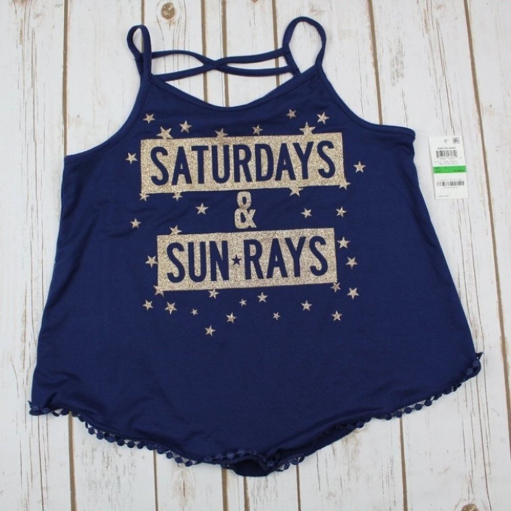 Epic Threads Graphic-Print Tank Top, Big Girls L